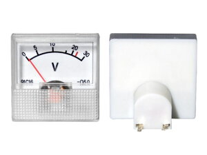 Voltmeter analógový mini 30V DC