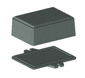 Plastová krabička Z-68U čierna 