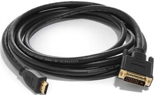 Šnúra prepojovacia HDMI k / DVI k, 3m