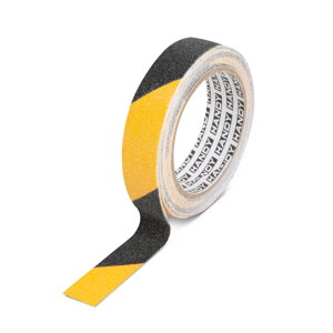 Lepiaca protišmyková páska 25mm x 5m - čierno/žltá