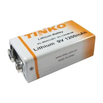 Batéria lítiová 6F22 9V/1200mAh TINKO