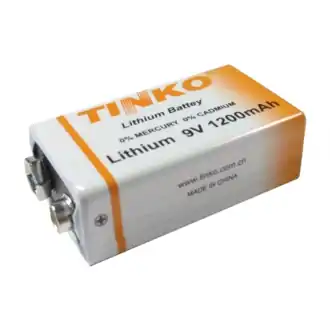 Batéria lítiová 6F22 9V/1200mAh TINKO