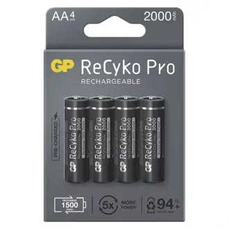 Nabíjacie batérie AA (R6) 1,2V/2000mAh GP Recyko Pro 4ks