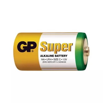 Batérie C (R14 ) GP Super Alkaline, 2ks
