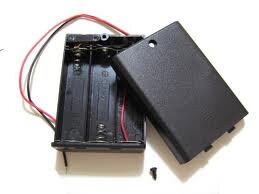 Puzdro na batérie 3xAA kryté s vypínačom a vodičmi