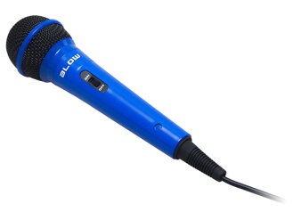 Drôtový dynamický mikrofón PRM 202 modrý