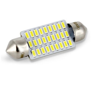 LED žiarovka SUFIT 39mm 12V 1,5W 189lm 27xLED