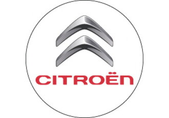 Živicové samolepky na disky 4ks 55mm - Citroen