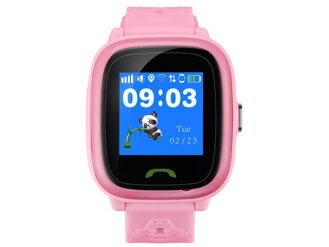 Smart hodinky pre deti CNE-KW51RR Polly, IP68, GSM, GPS monitor polohy, ružové
