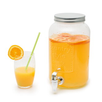 Sklenený dávkovač nápojov 3,8l