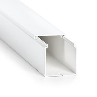 PVC inštalačná káblová lišta 40x40mm biela 2m