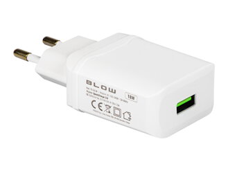 Sieťová nabíjačka USB QC3.0 18W biela