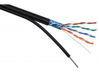 Samonosný kábel  FTP 5e Cu drôt