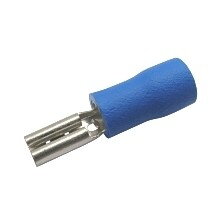 Zdierka faston 2.8mm, vodič 1.5-2.5mm, modrá