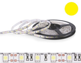 LED pásik SMD5050 12V 60LED/m IP44 biely teplý (1m)