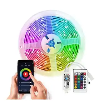Wifi Smart LED svetelný pás, RGB, 5m, sada s adaptérom a DO