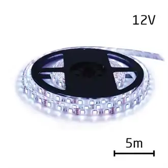 LED pásik 12V 2835 120LED/m IP65, 12W/m studená biela (5m)