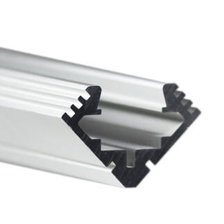 Hliníkový profil pre LED pásiky 45-ALU eloxovaný (1m)