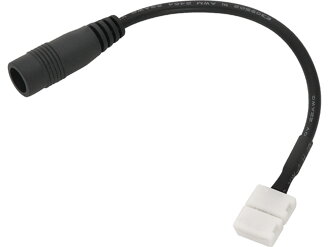 Konektor pre LED pásiky 10mm s DC zdierkou na kábli