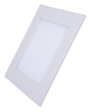 Stropný štvorcový LED panel 230V/12W, 900lm, 3000K