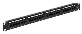 Patchpanel 24xRJ45 UTP cat6