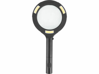 Ručná lupa so svetlom, 3x0,5W COB, 80 lm, EXTOL LIGHT