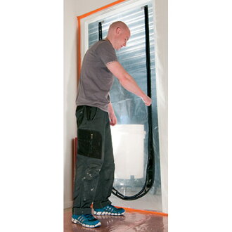 Fólia proti prachu Strend Pro PF1201, na dvere, U-Zipper