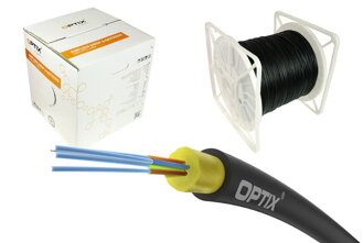 Optický kábel OPTIX DROP 4-vlákno G.657A2 3mm 800N