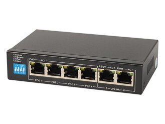 POE switch 4xPOE + 2xUplink, FULL GIGABIT