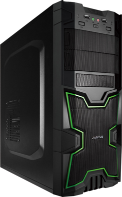 PC skrinka Akyga Case Midi ATX AKY313BG