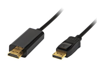 Šnúra Displayport - HDMI 1,8m
