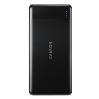Canyon PB-107 Powerbank, Li-Pol, 10.000 mAh, čierna
