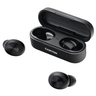 Bluetooth slúchadlá do uší Canyon CNE-CBTHS1B, čierne