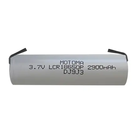 Nabíjacia batéria Li-Ion 18650 3,7V / 2900mAh 3C MOTOMA s pásikovými vývodmi
