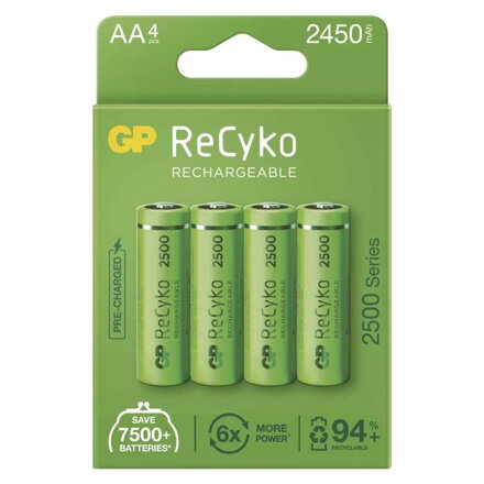 Nabíjacia batéria GP ReCyko 2500 (AA) 4 ks 