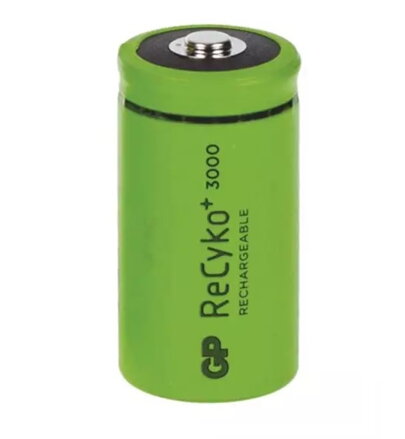 Nabíjateľné batérie C (R14) nabíjacia 1,2V/3000mAh GP Recyko+