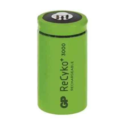 Nabíjateľné batérie C (R14) nabíjacia 1,2V/3000mAh GP Recyko+