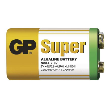 Batéria GP super alkalická 9V blok