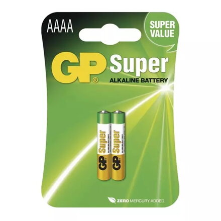 Batéria 25A (AAAA) GP alkalická 1.5V (2ks)