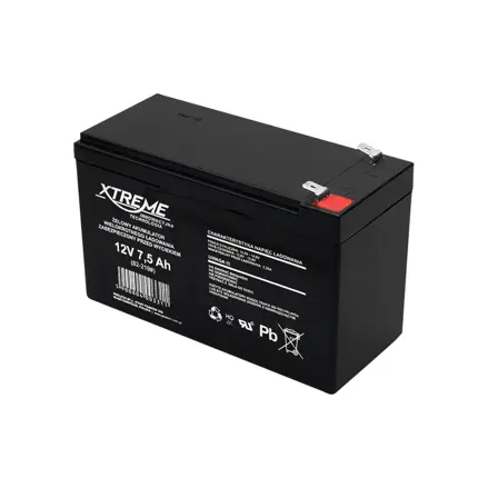 Bezúdržbový akumulátor 12 V / 7,5 Ah XTREME