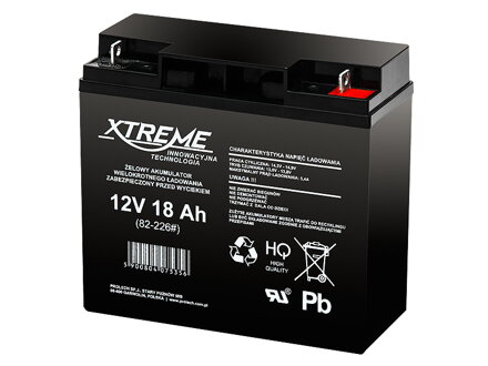 Akumulátor bezúdržbový 12V/18 Ah XTREME