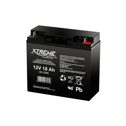Bezúdržbový akumulátor 12 V / 18 Ah XTREME