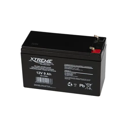 Bezúdržbový akumulátor 12 V / 9,0 Ah XTREME