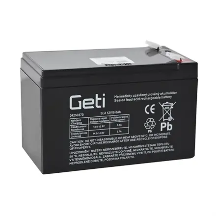Akumulátor bezúdržbový 12V/9.0 Ah GETI