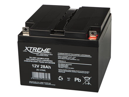 Akumulátor bezúdržbový 12V/28.0Ah, XTREME