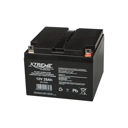 Bezúdržbový akumulátor 12 V / 28,0 Ah, XTREME