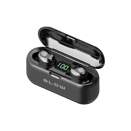 Bluetooth 5.3 slúchadlá do uší BTE200, čierne