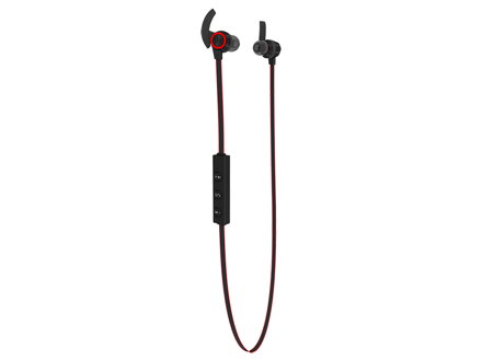 Slúchadlá do uší Bluetooth 4.2 čierno/červené