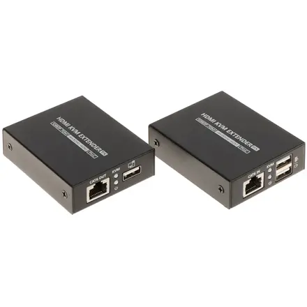 HDMI prevodník cez LAN kábel + 2xUSB