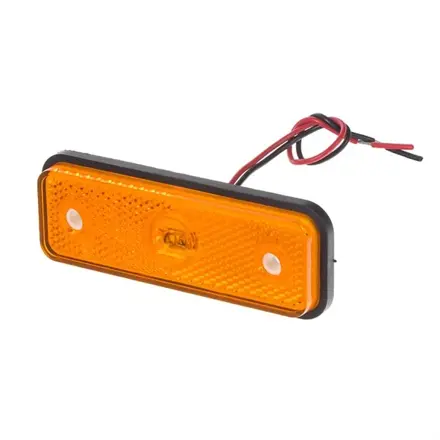 Svetlo bočné LED STU oranžové - obdĺžnik
